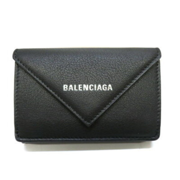 BALENCIAGA Wallet Leather Black - Picture 1 of 6